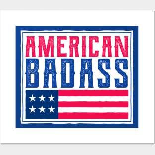 American badass Posters and Art